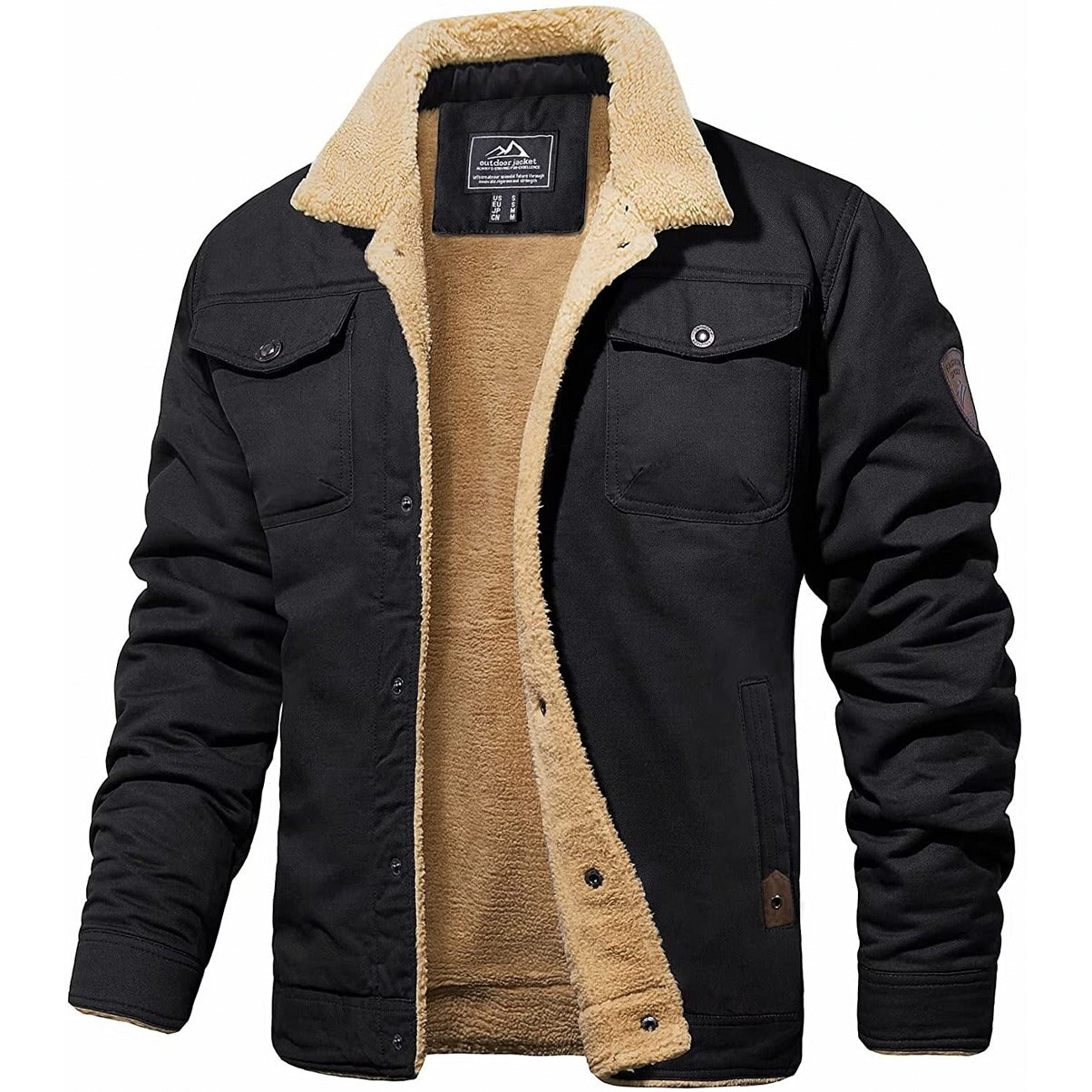 CASEY | FLEECE BOMBER JACKET