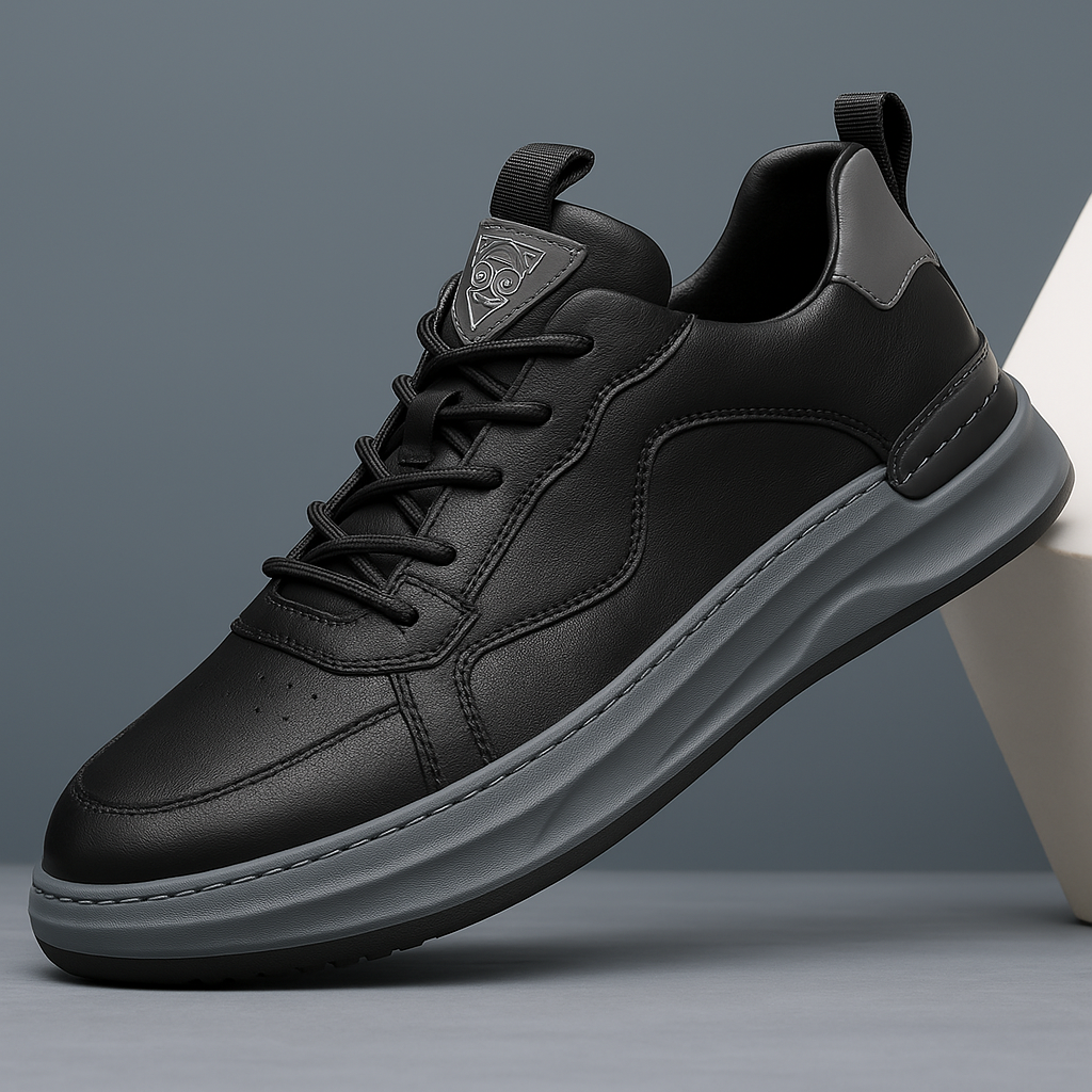 HUDSON LEATHER SNEAKERS