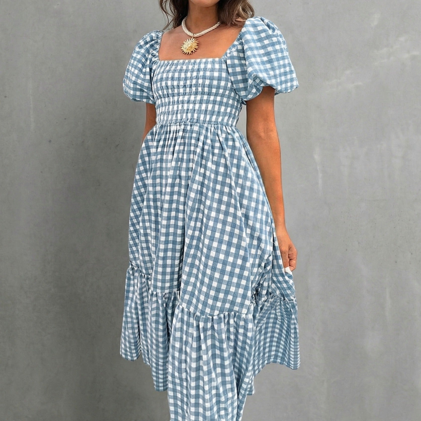 ELEGANT BOHEMIAN SPRING DRESS
