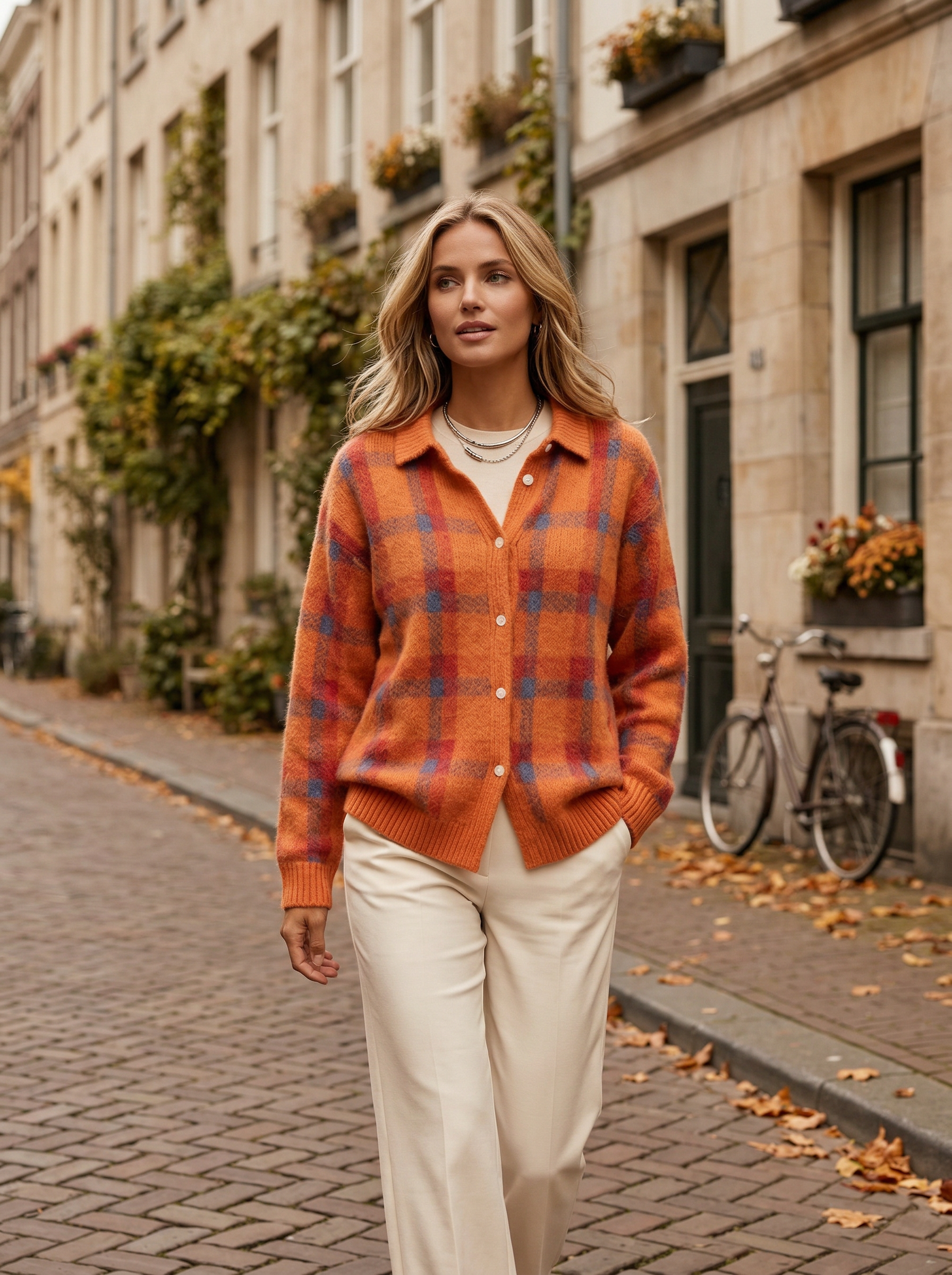 Evoir™ Anna Plaid Cardigan