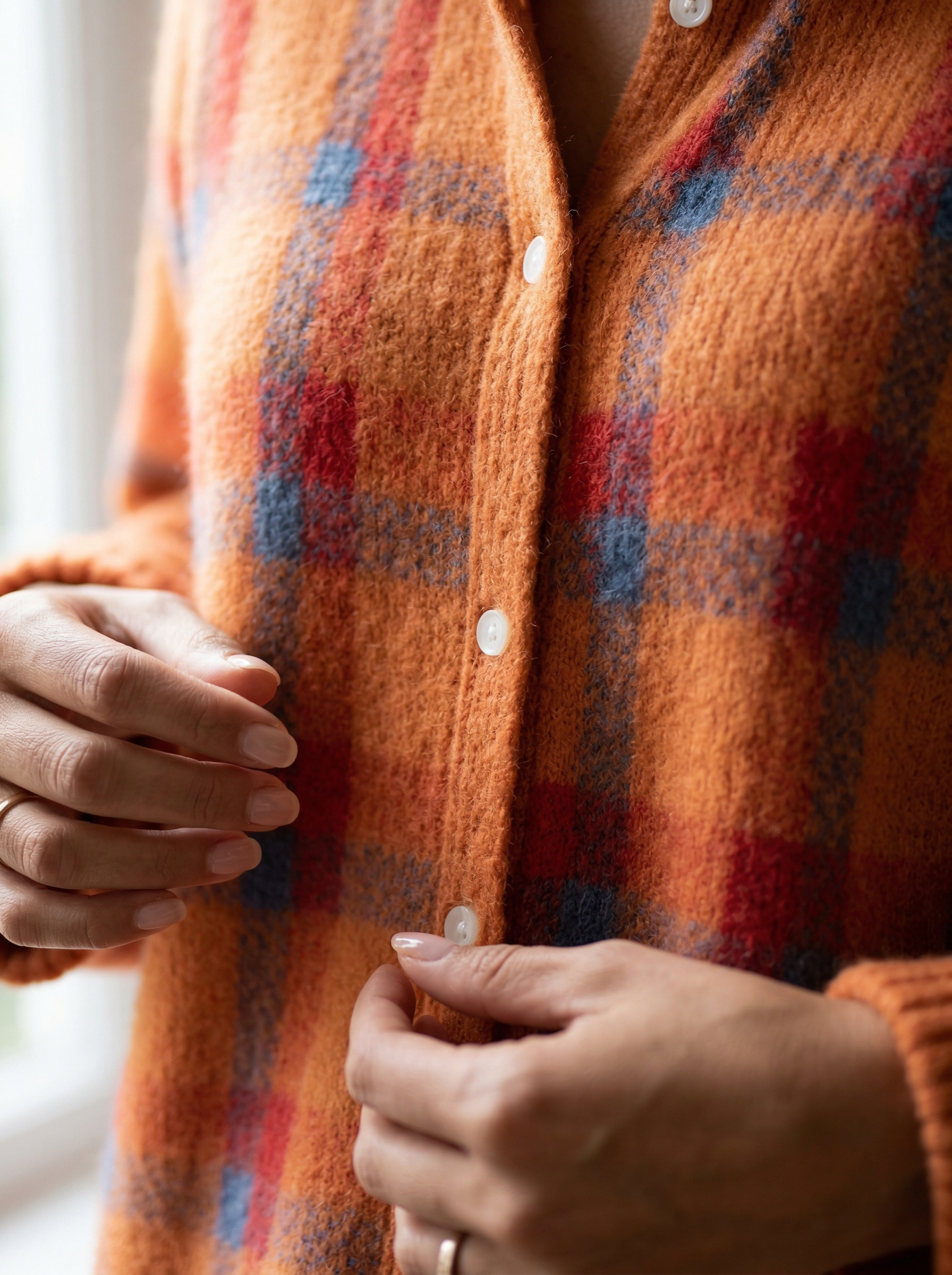 Evoir™ Anna Plaid Cardigan