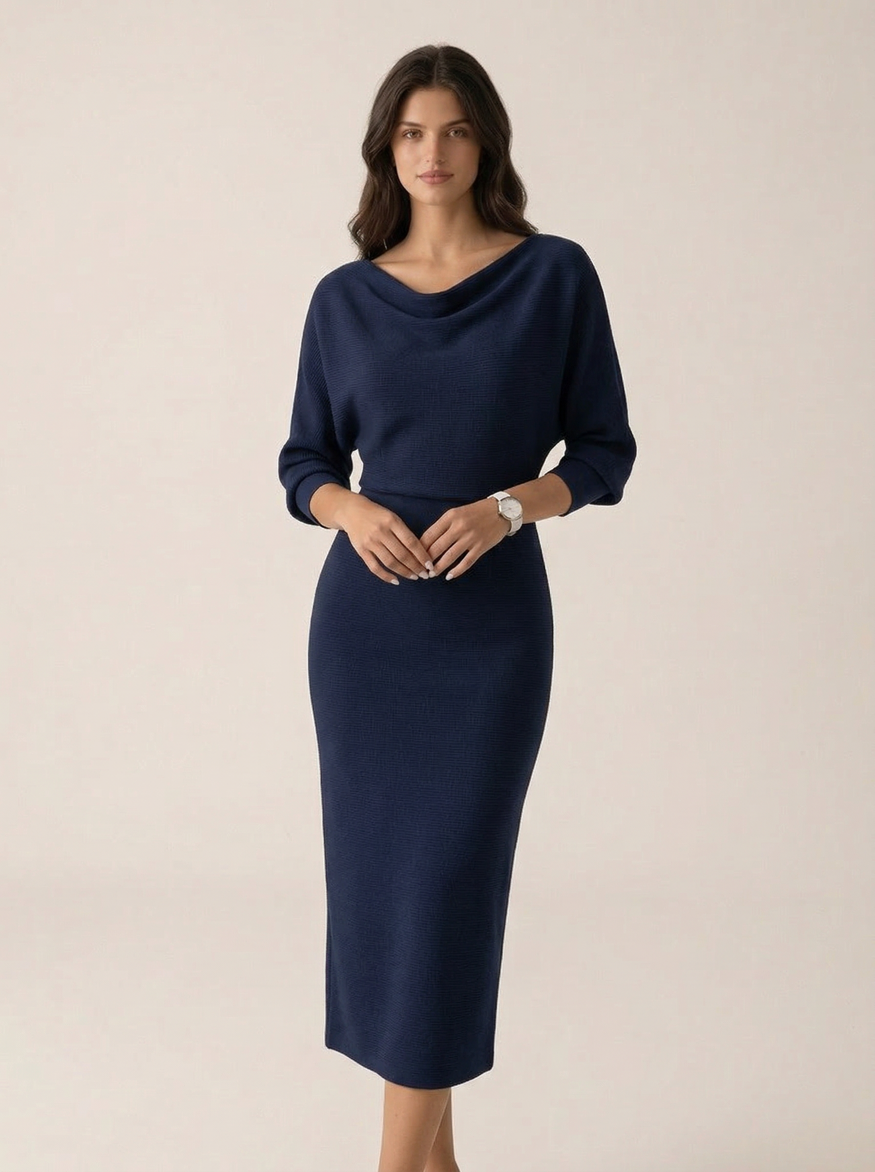 Evoir™ Isabella Elegant Midi Dress