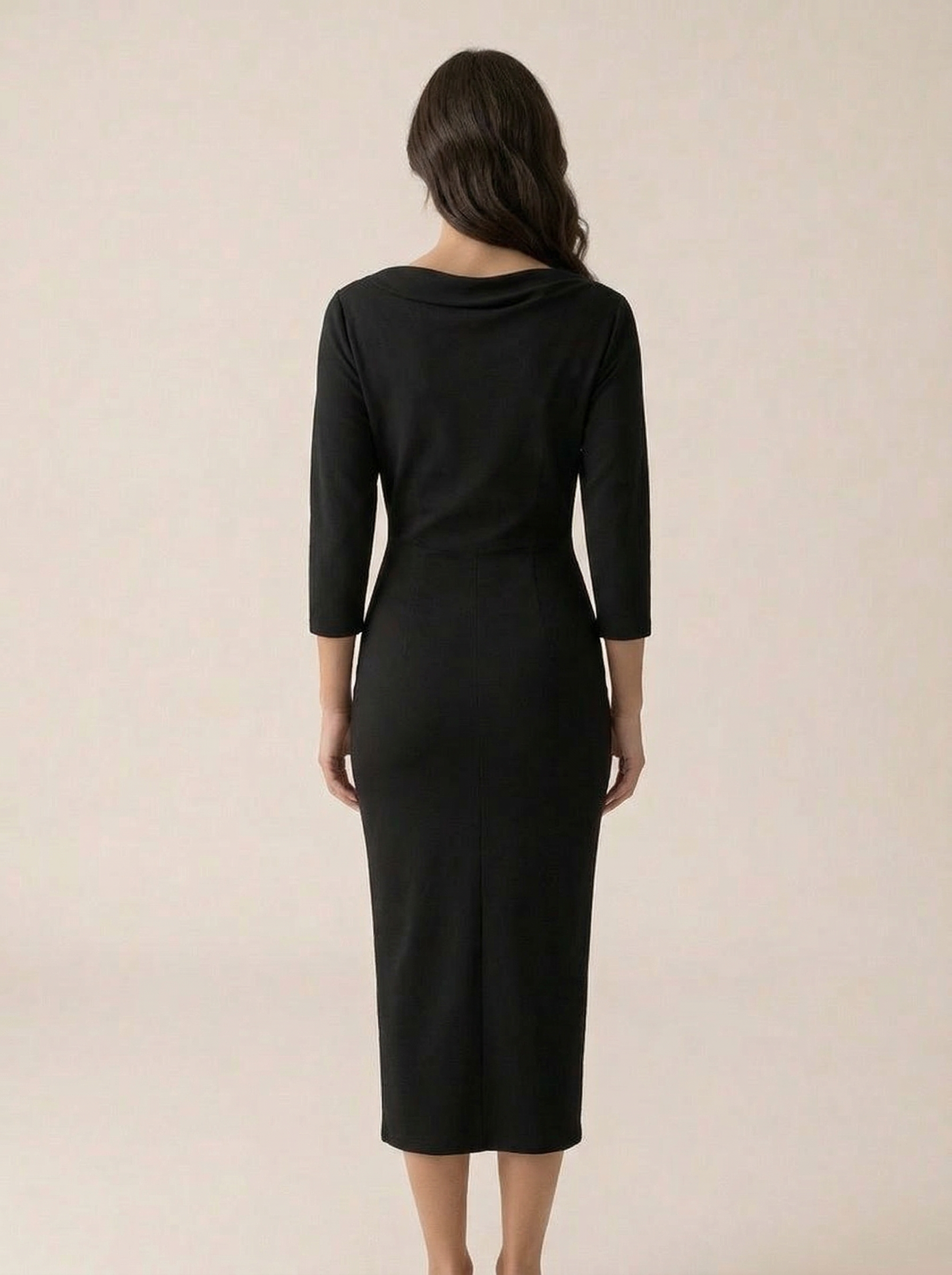 Evoir™ Sofia Draped Midi Dress