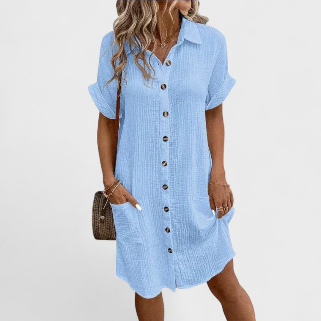 Emma | Handcrafted Linen Dress for Women