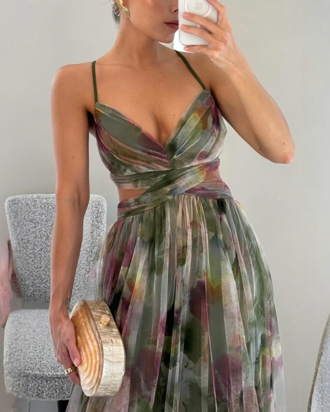 Giselle – Charming maxi dress with a floral print