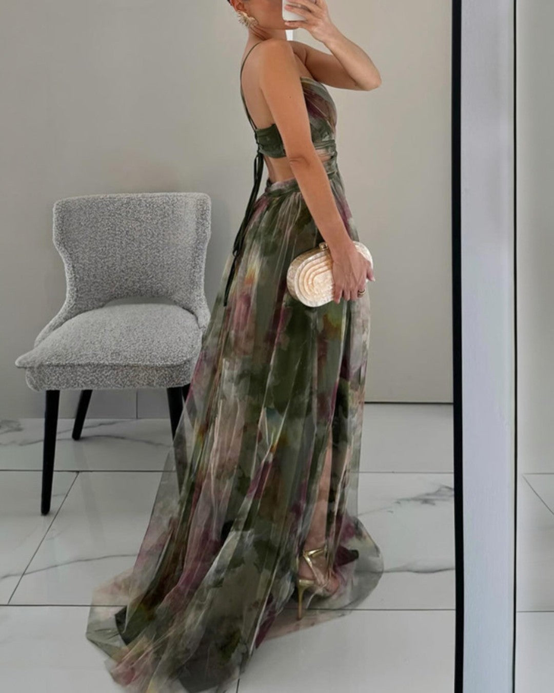 Giselle – Charming maxi dress with a floral print