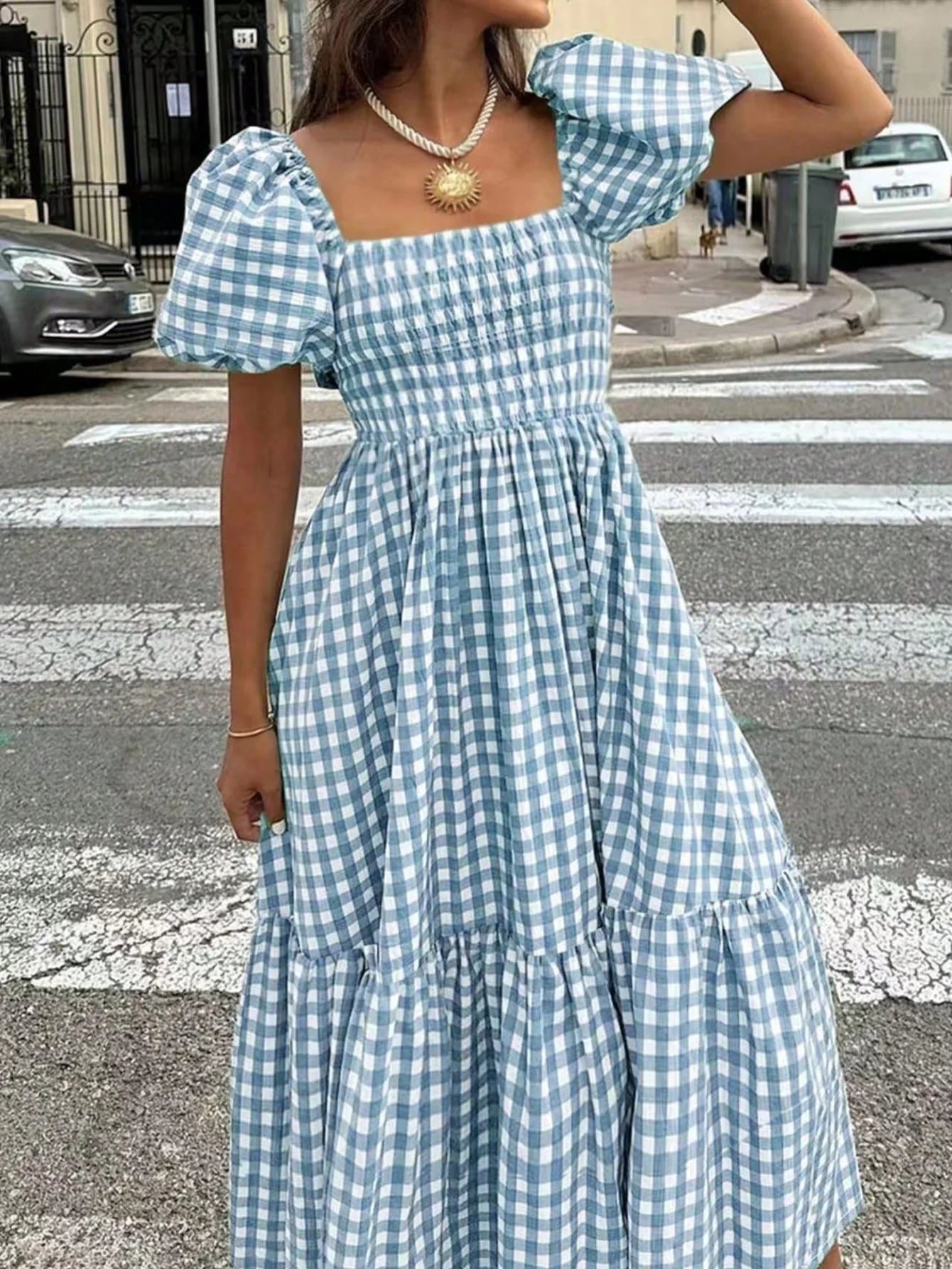 ELEGANT BOHEMIAN SPRING DRESS