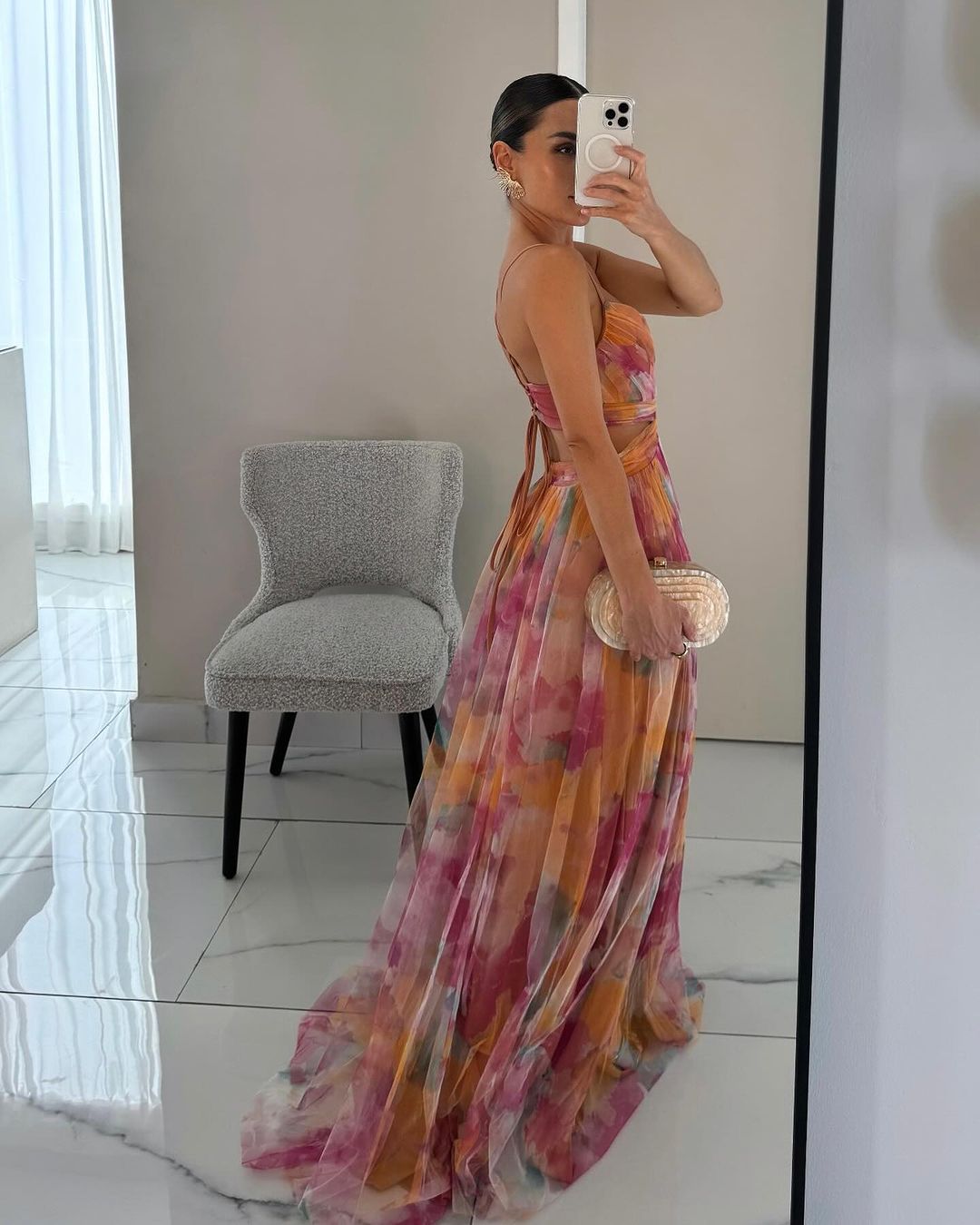 Giselle – Charming maxi dress with a floral print