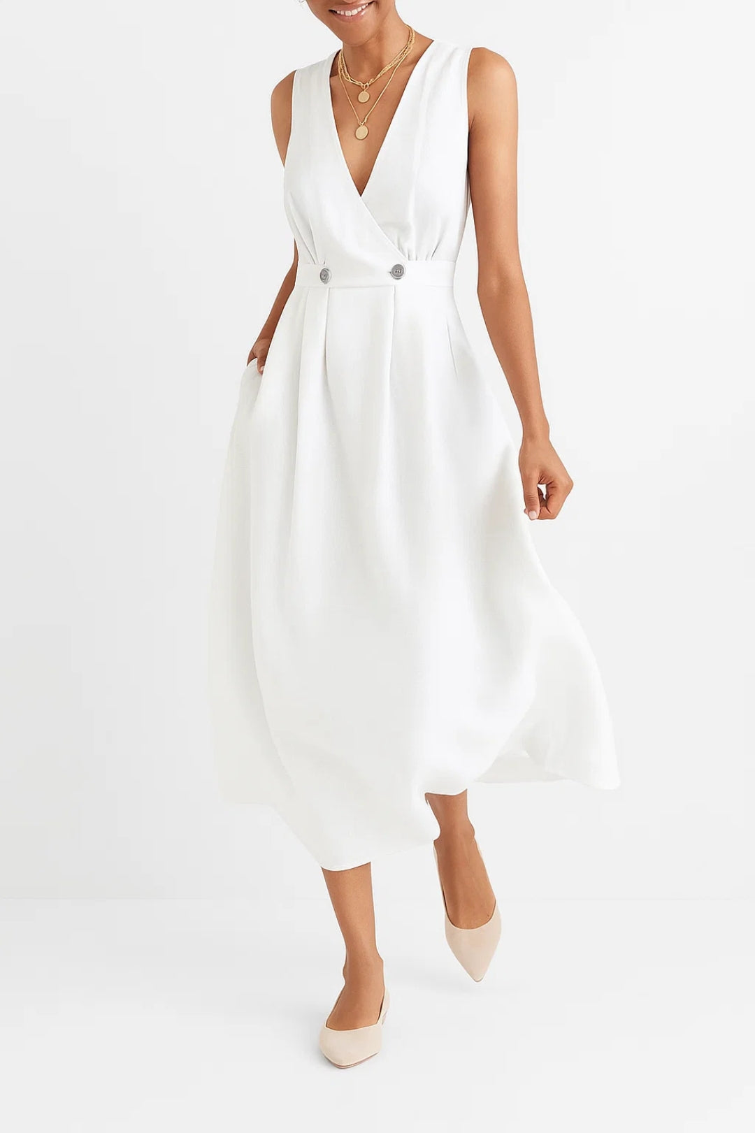 Linen Midi Dress | Lightweight and Breathable