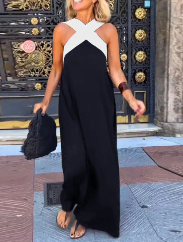 Elodie | Comfortable breathable cross maxi dress