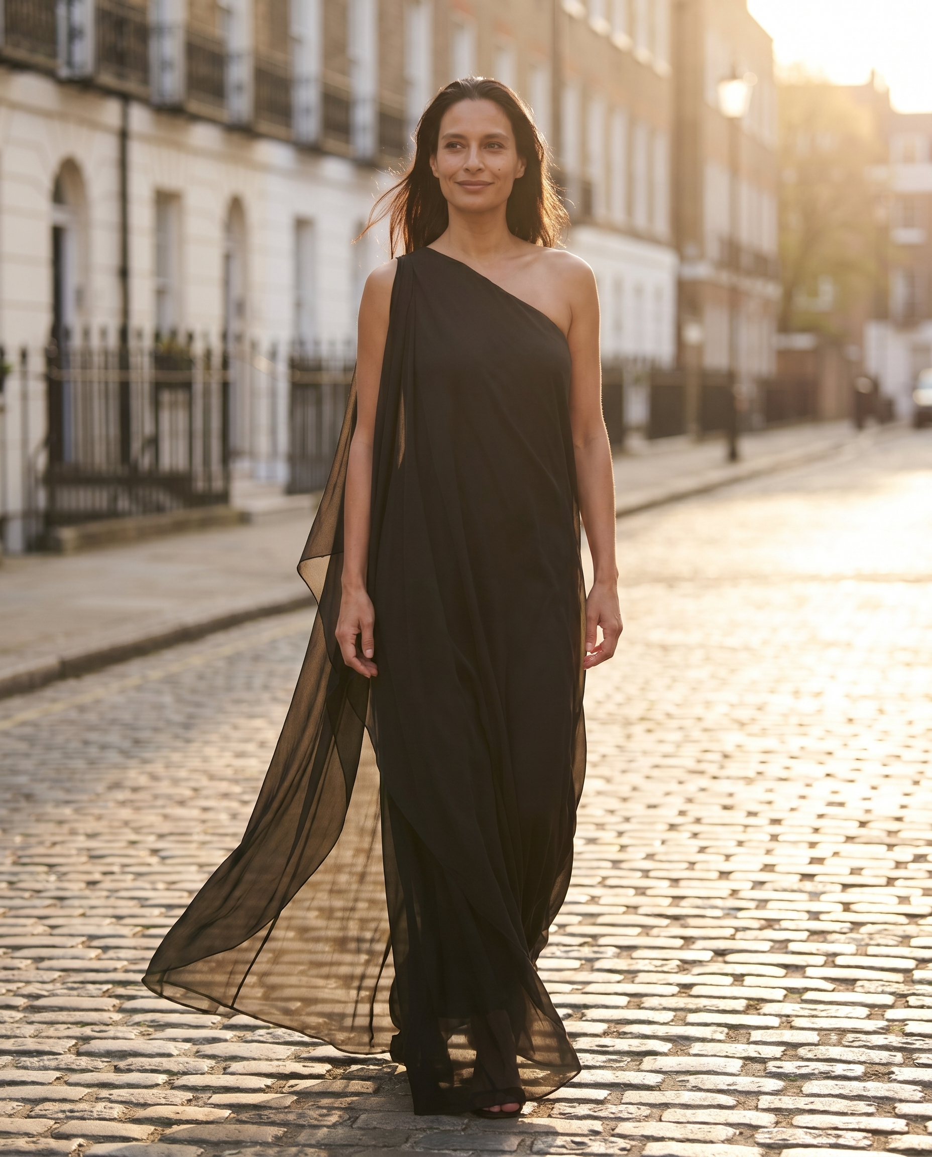 Celeste Draped Maxi Dress