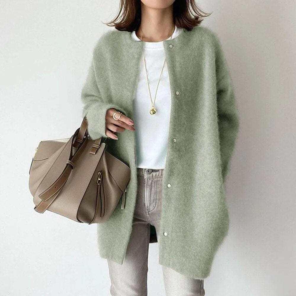 VANNA™ ELEGANT BUTTONED KNIT JACKET