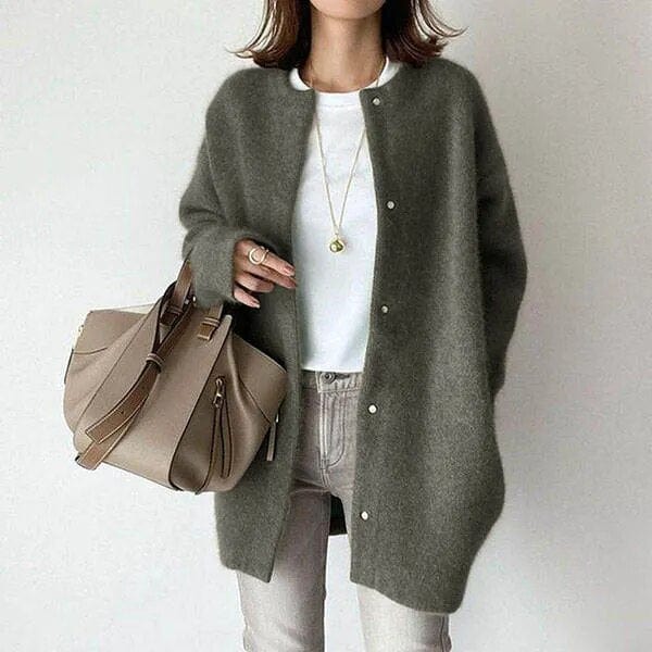 VANNA™ ELEGANT BUTTONED KNIT JACKET