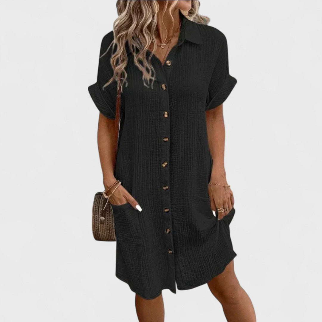 Emma | Handcrafted Linen Dress for Women