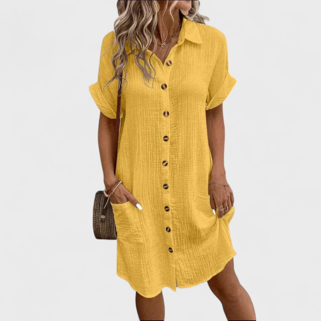 Emma | Handcrafted Linen Dress for Women