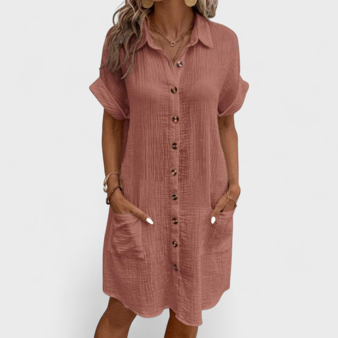 Emma | Handcrafted Linen Dress for Women